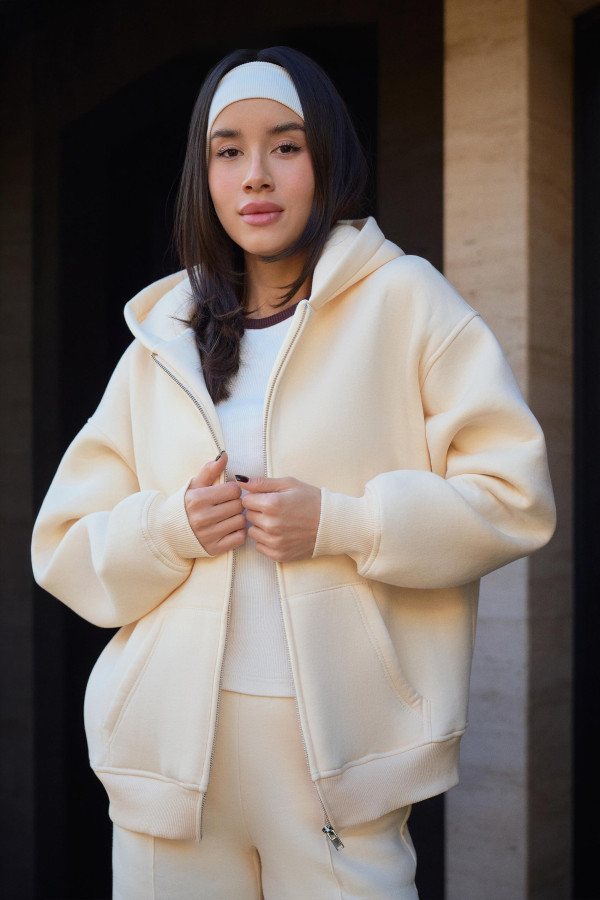 Базове zip-hoodie з флісу - 1